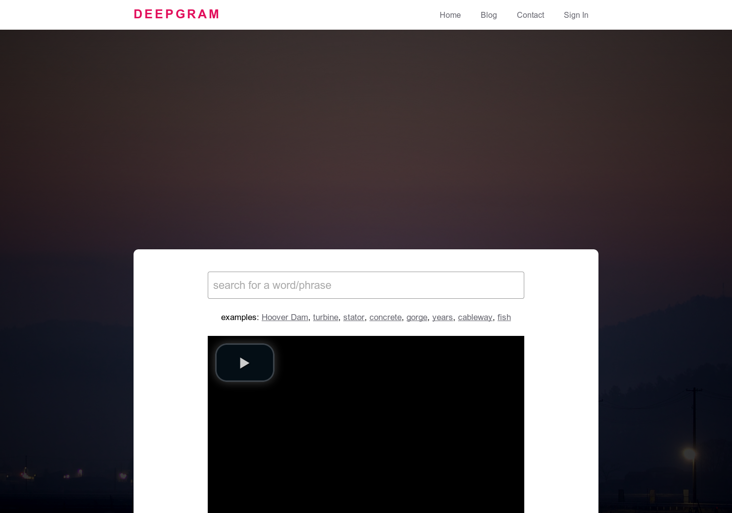 Deepgram screenshot 2