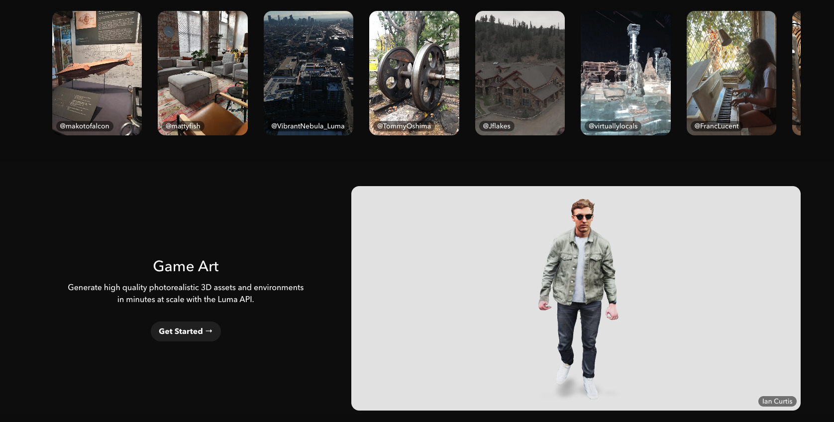 Luma AI screenshot 1