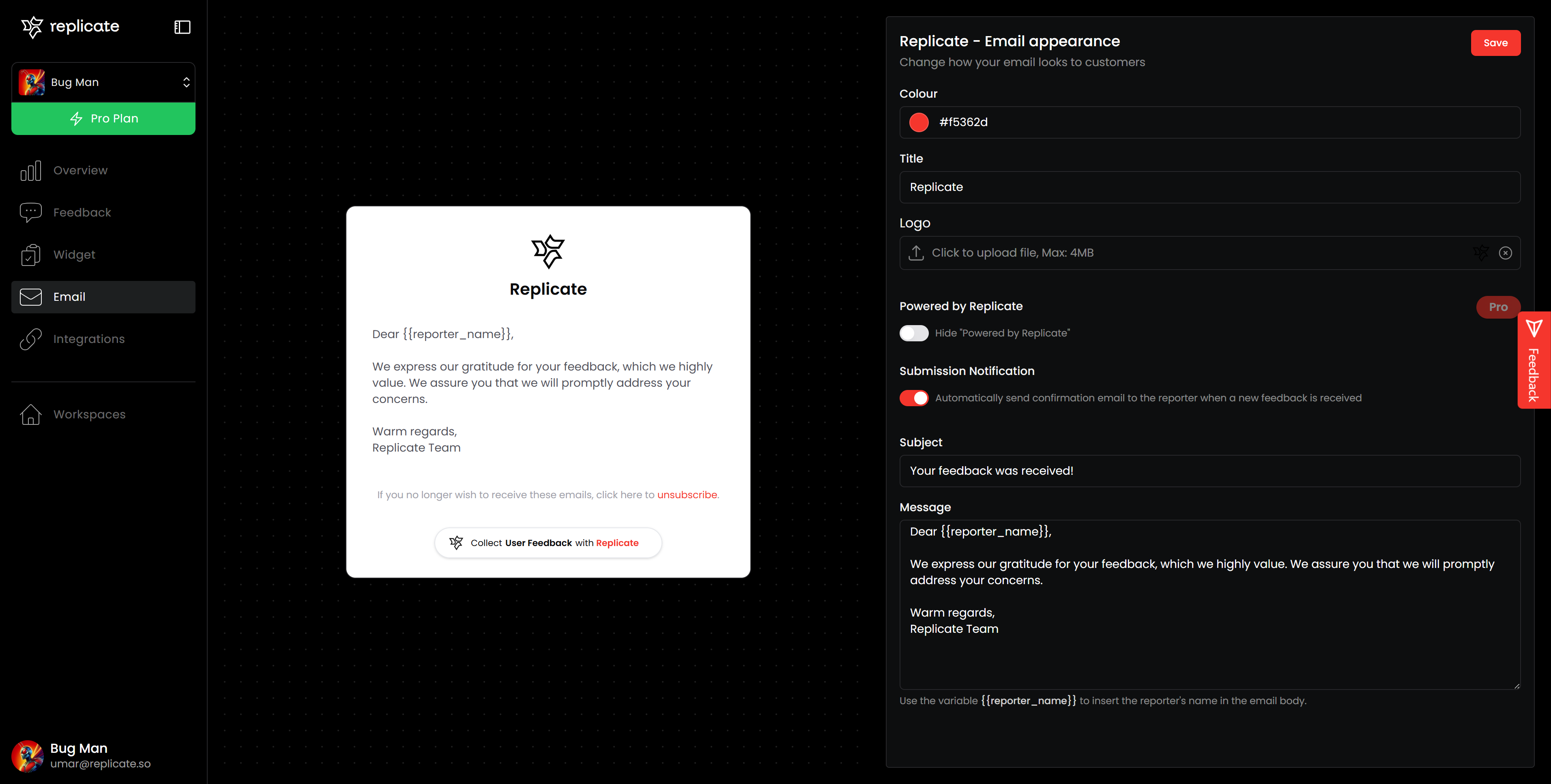 Replicate screenshot 5