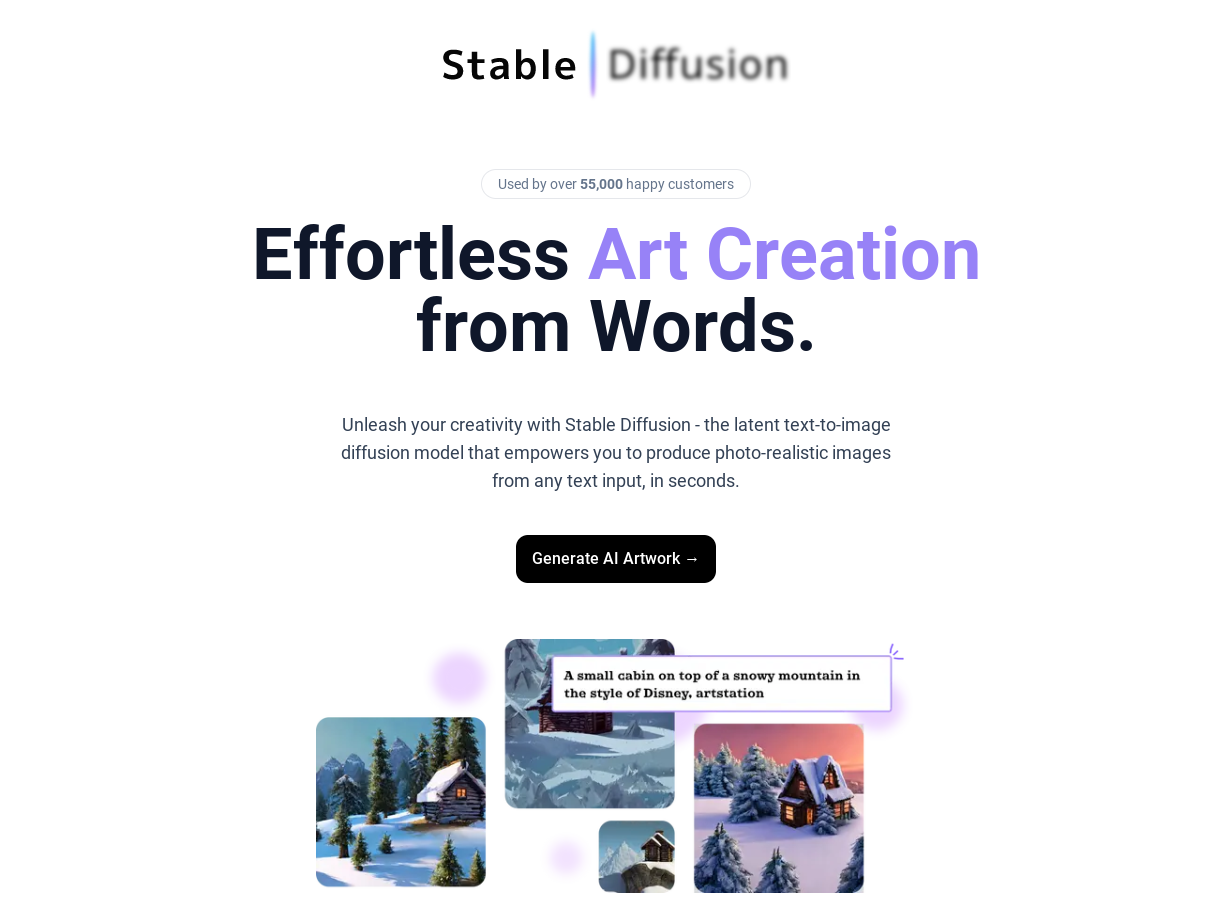 Stable Diffusion Model screenshot 1